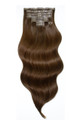 Chocolate - Luxurious 24" Silk Seamless Clip In Human Hair Extensions 280g